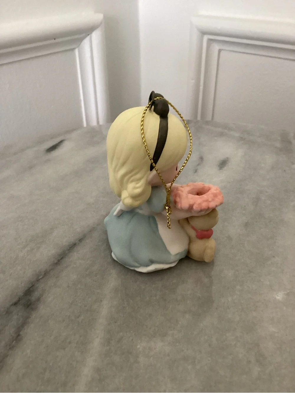 Hallmark Keepsake Disney Precious Moments Alice in Wonderland Holiday Ornament